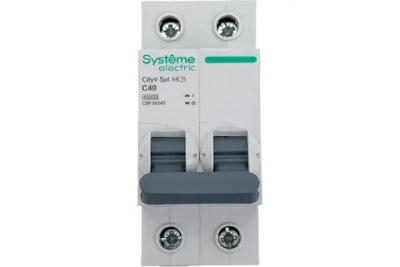 Автоматический выключатель Systeme Electric City9 set ав с 40а 2p 4.5ka 230в C9F34240