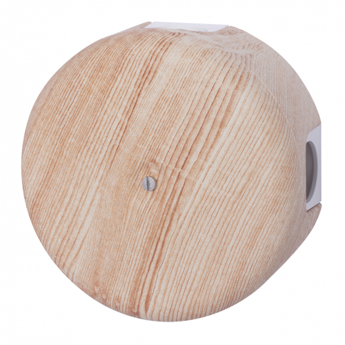 Распределительная коробка 110 мм, пластик, цвет Карельская Сосна (4 кабельных ввода в комплекте) B1-522-13-K