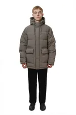 Пуховик Ymkashix HTF Logo серый