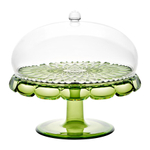 Блюдо для торта с крышкой vanity, D30 см, зеленое