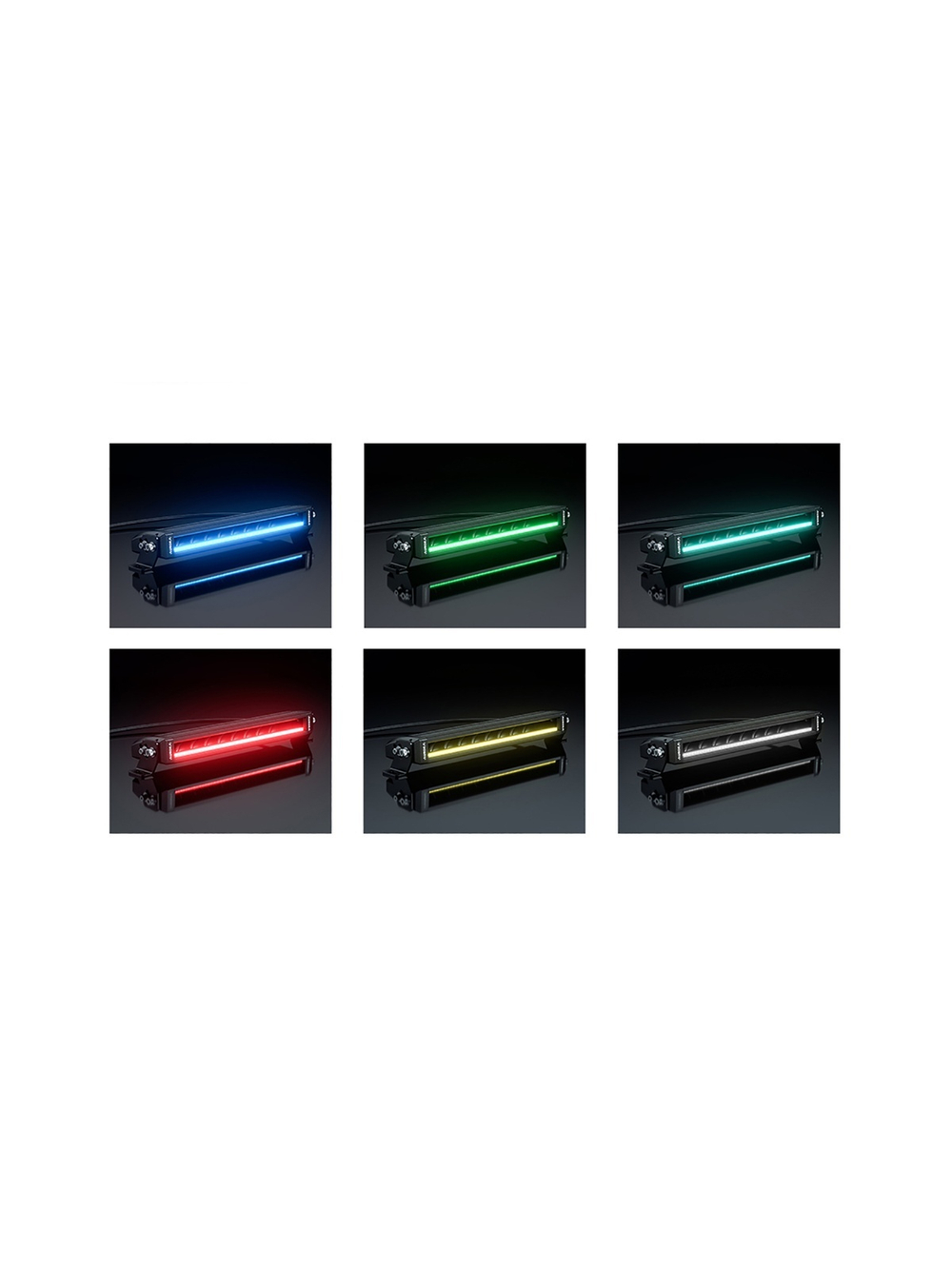 Светодиодная фара водительского света AURORA 152 мм 30W LED с RGB подсветкой