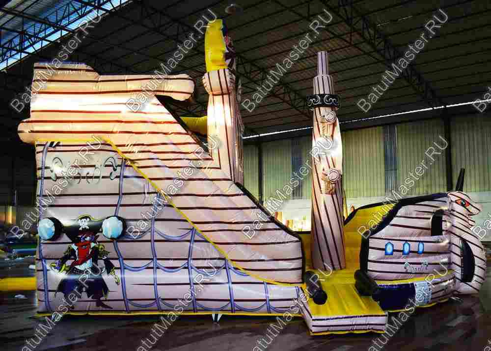 Коммерческий надувной батут-корабль "Атлантис - 2", 10*5*5 м