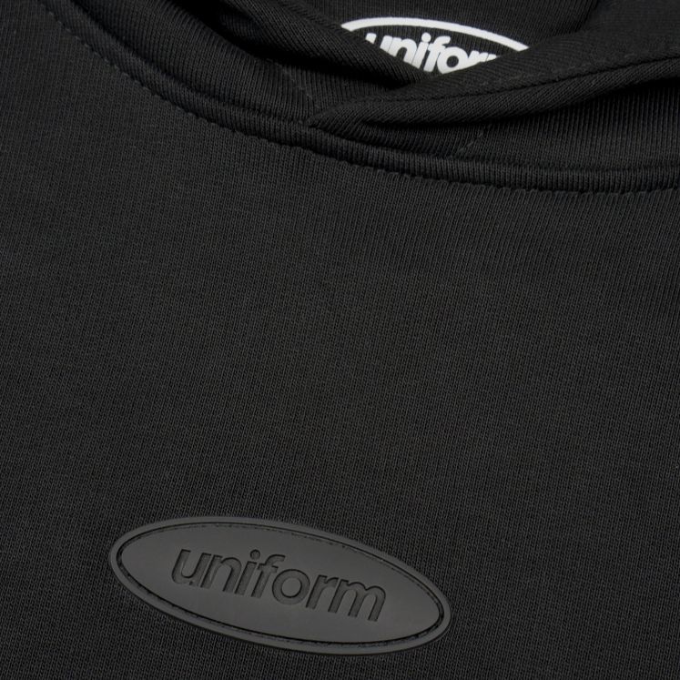 Худи UNIFORM Boxy Logo, черный