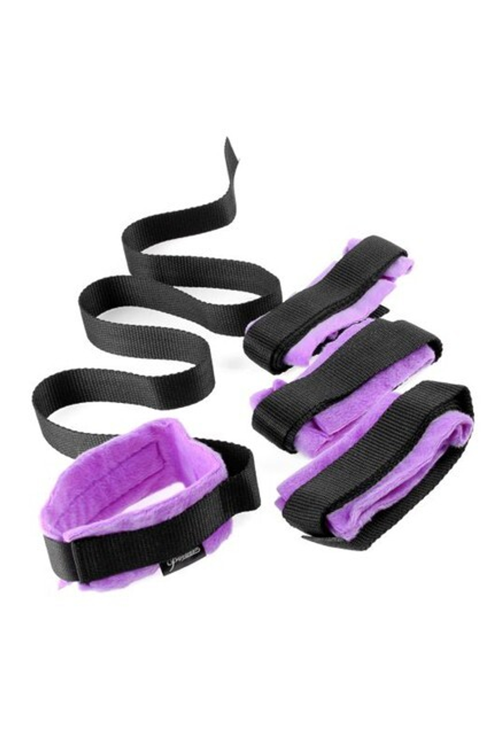 Набор для бондажа для новичков Fetish Fantasy Series Beginner's Bondage Set (Цвет: фиолетовый с черным)