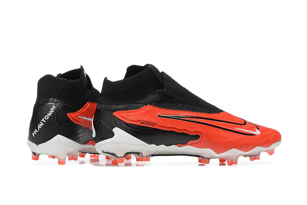 Бутсы Nike Phantom GX Elite FG (Черный+красный)