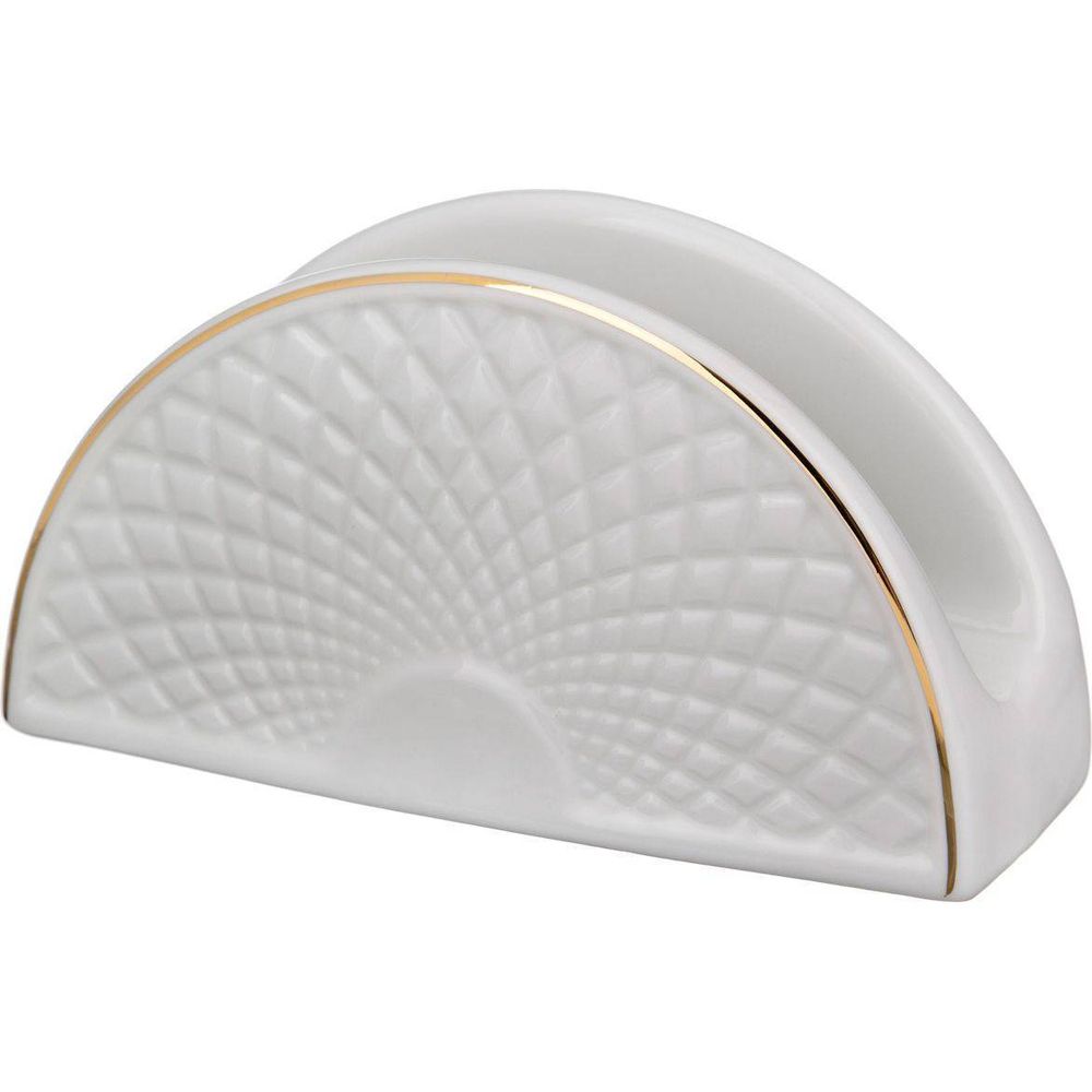 САЛФЕТНИЦА LEFARD "ДИАМАНД ГОЛД" 13*6*7 СМ (КОР=36ШТ.)