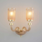 Бра Crystal Lux SILVESTRO AP2 AMBER