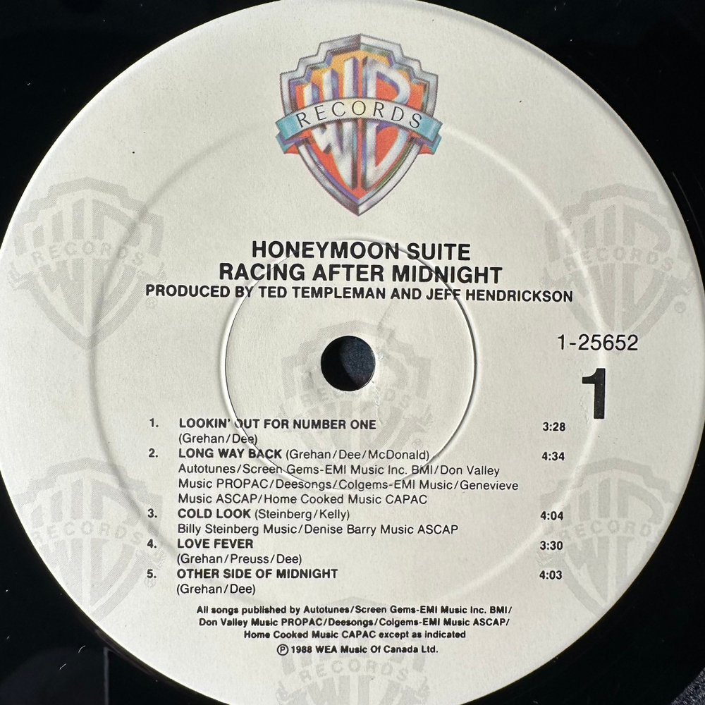 Honeymoon Suite ‎– Racing After Midnight (США 1988г.)