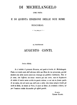 Le rime di Michelagnolo Buonarroti | Michelangelo Buonarroti