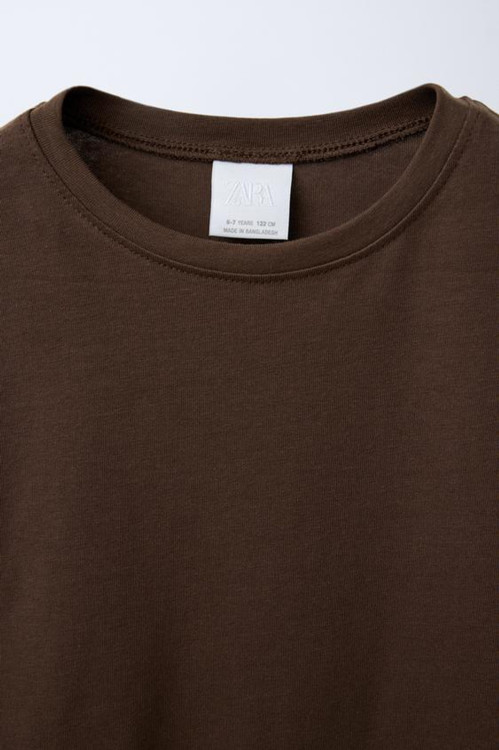 ZARA НАБОР ИЗ ТРЕХ ОДНОТОННЫХ ФУТБОЛОК, РАЗНОЦВЕТНЫЙ