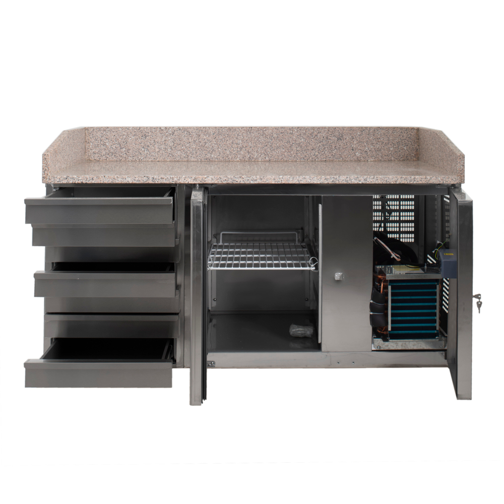 Стол холодильный для пиццы PZ1610TN Foodatlas