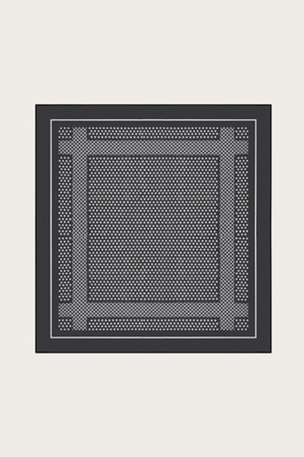 ПЛАТОК ИЗ ШЕЛКА С АВТОРСКИМ ПРИНТОМ 50*50