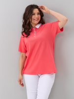 Блузка БЛк-143/пике-коралл