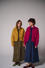 Платье оверсайз, вельвет хаки