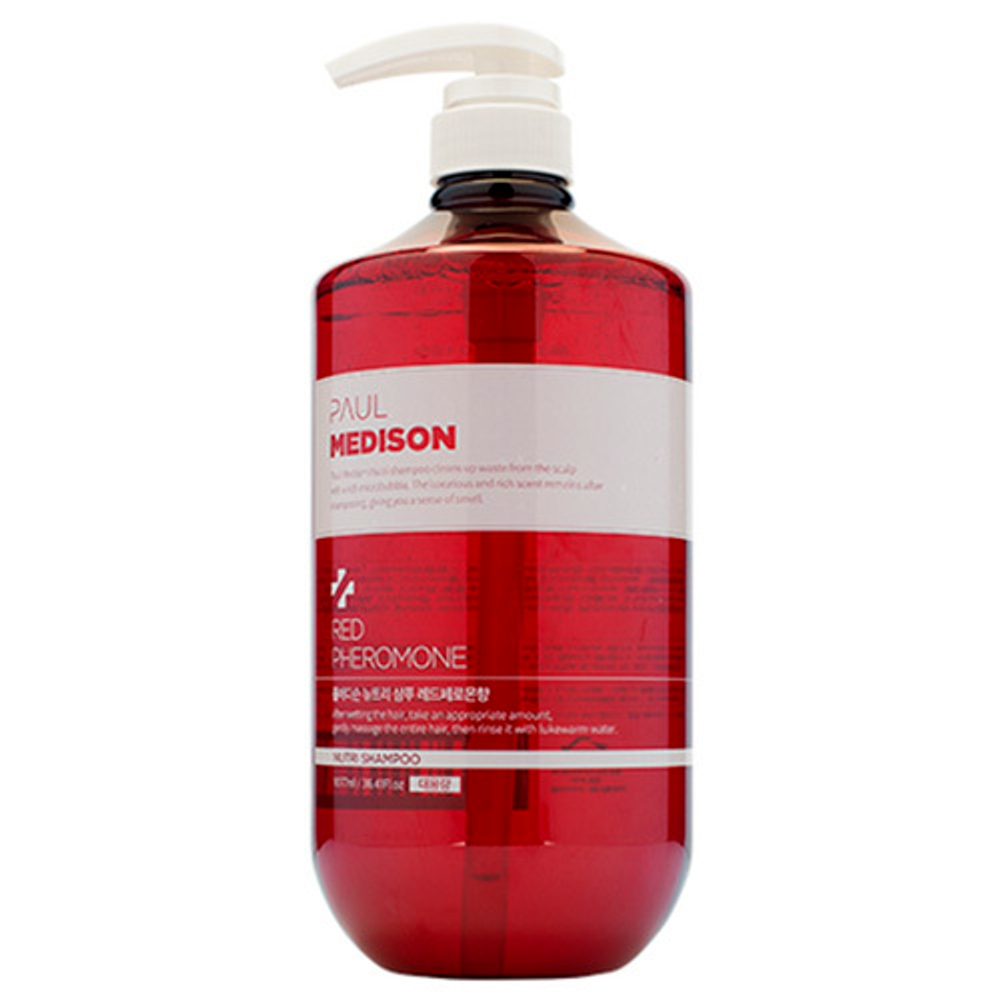 Уплотняющий шампунь с феромонами Paul Medison Nutri Shampoo Red Pheromone 1077мл