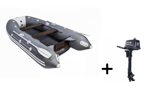 Таймень LX 3200 НДНД + PARSUN T 5.0 BMS (комплект лодка + мотор)