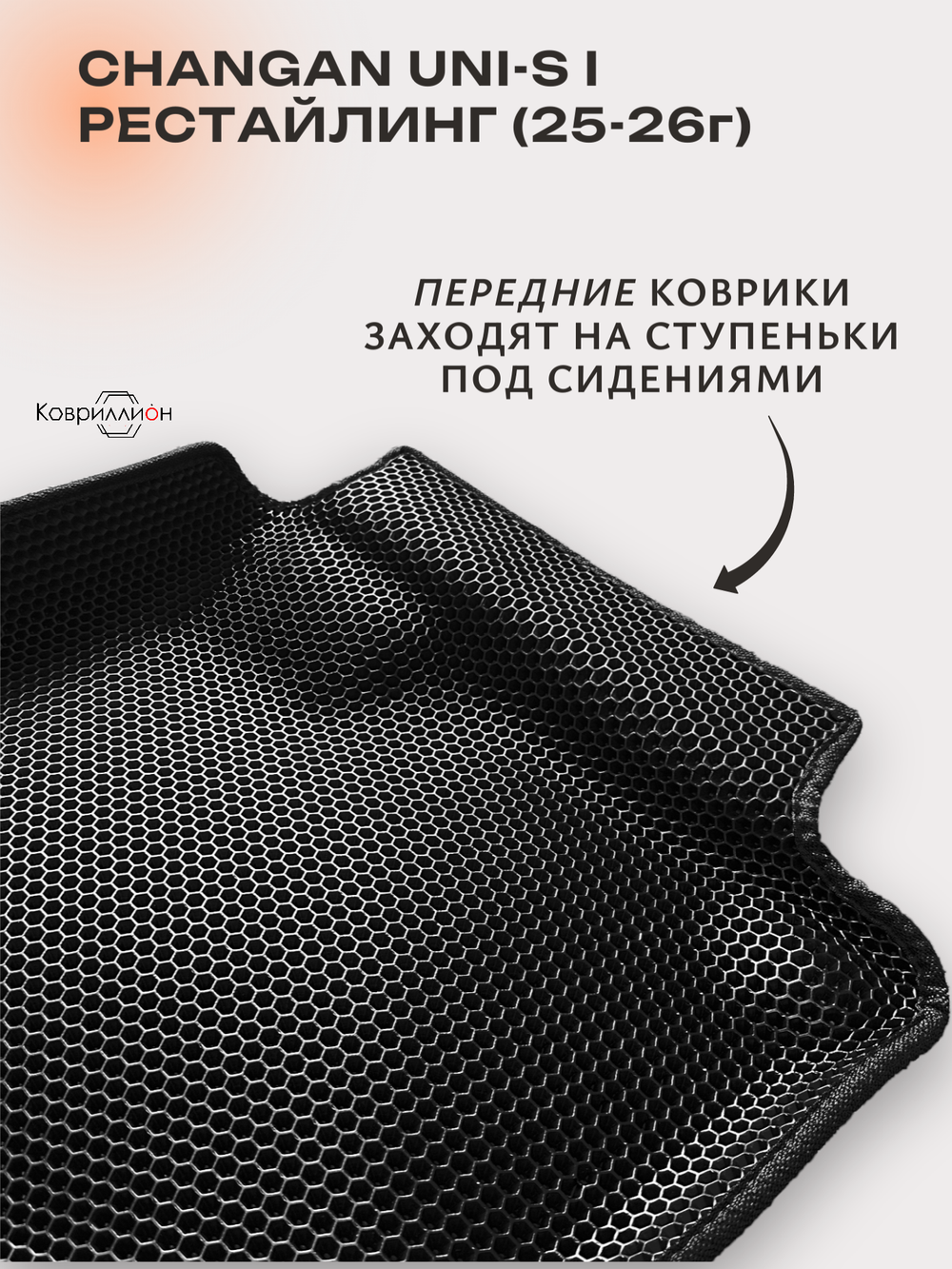 Автомобильные коврики ЭВА для Changan UNI-S рестайлинг (CS55 Plus рестайлинг 2) 2025-2026г