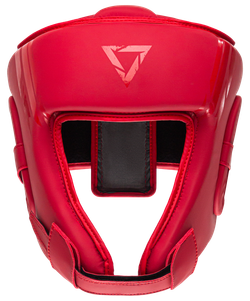 Шлем открытый ORO, ПУ, красный