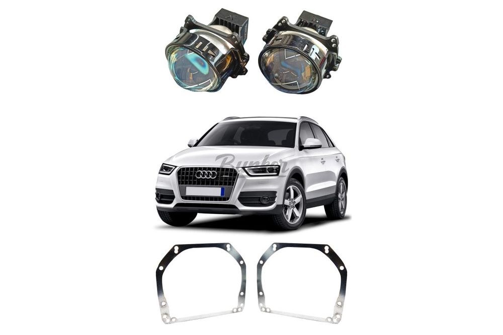 Комплект для замены штатных линз Audi Q3 8U рестайлинг 2014-2018