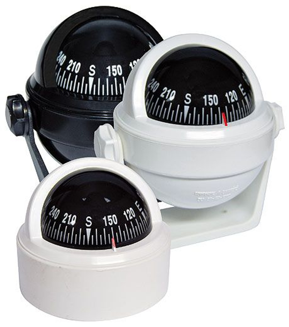 Компас "Stella", монтаж на горизонтальную поверхность, черный (10249322)