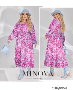 Платье 1540-малиновый Minova