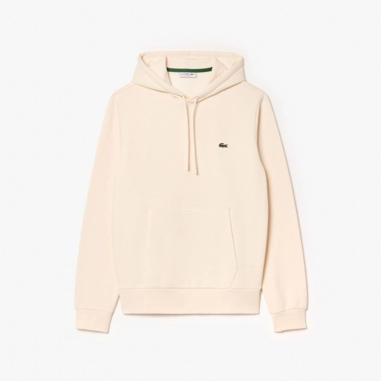 Худи Lacoste Fleece бежевое