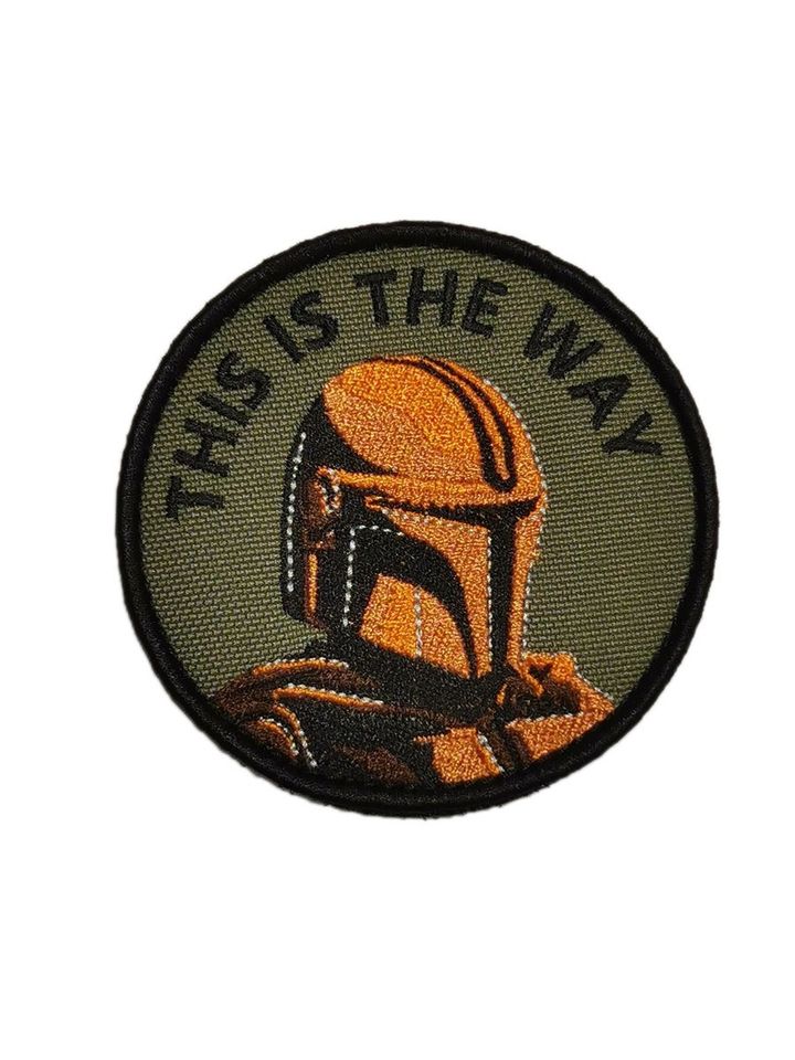 Патч Мандалорец Таков путь (олива)