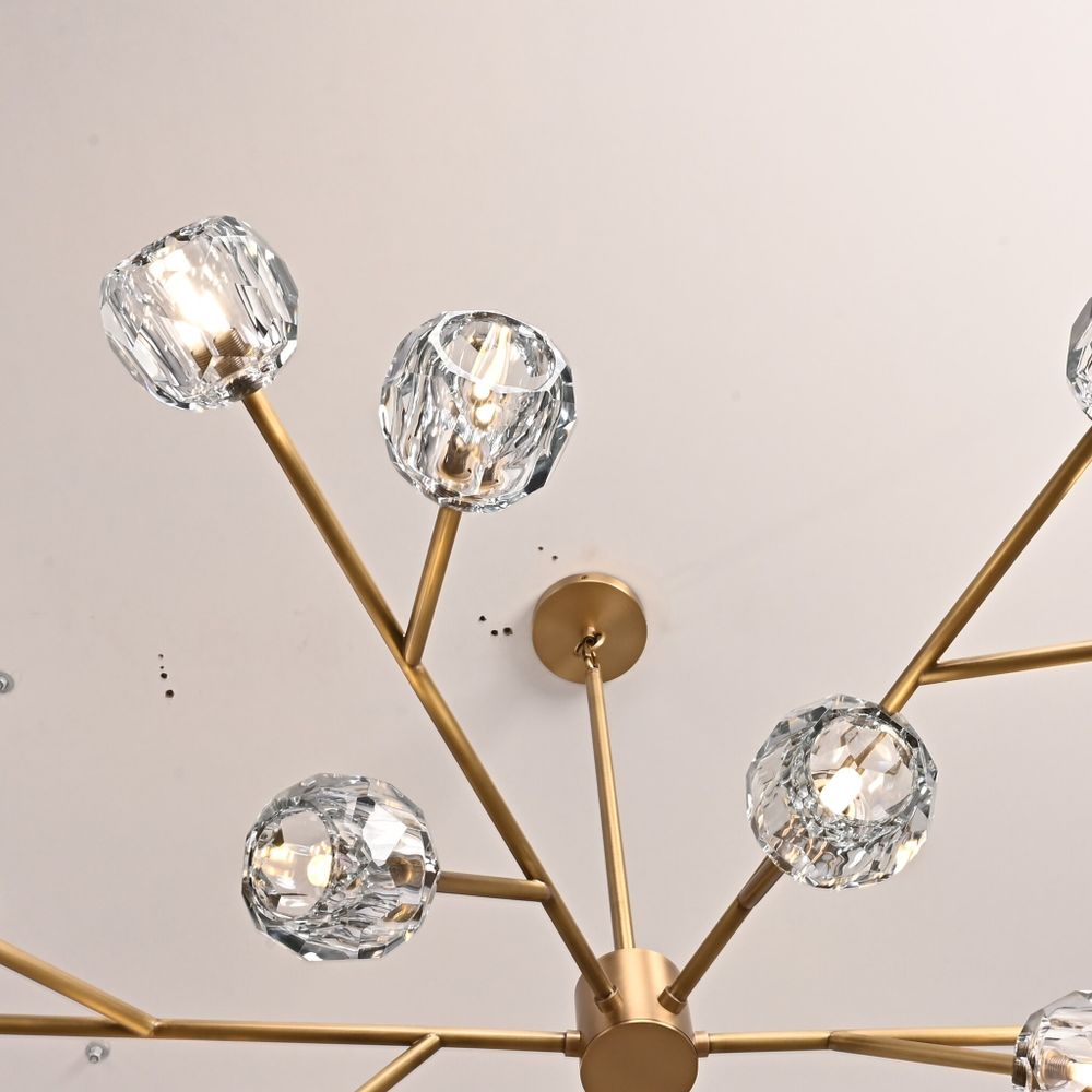 Люстра На Штанге Boule De Cristal Round Chandelier 18 By Imperiumloft