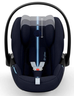 Коляска Cybex Balios S Lux TPE complete Cloud G Ocean Blue Plus Base G 4 в 1 Chocolate Brown с дождевиками