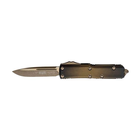 Автоматический нож Microtech UTX-85 231-13APABS c клинком из стали M390 / 204P / ELMAX, рукоять алюминий