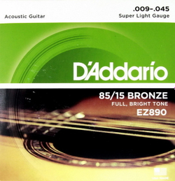 Струны D`Addario EZ890 (Acoustic) бронза