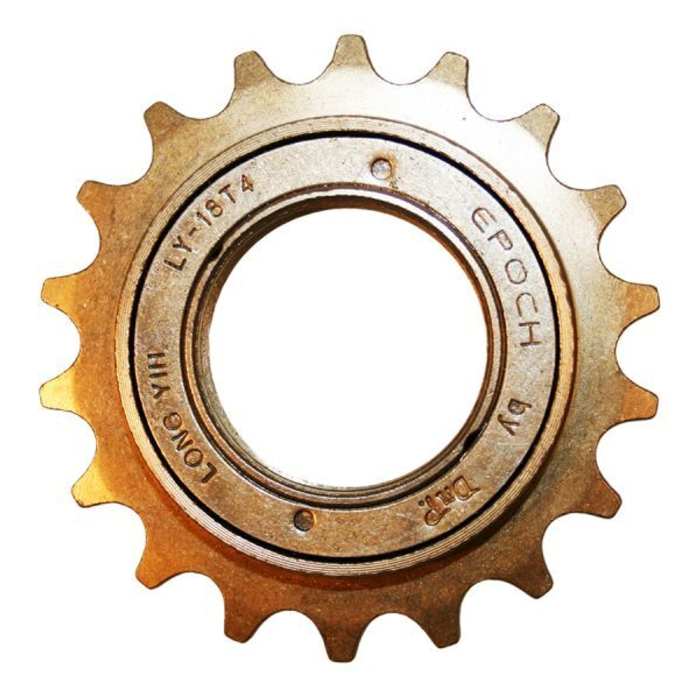 Трещотка BMX DNP LY-18T4,1\2*1\8 18T ,резьба B1,37*24,4-шлица,коричн