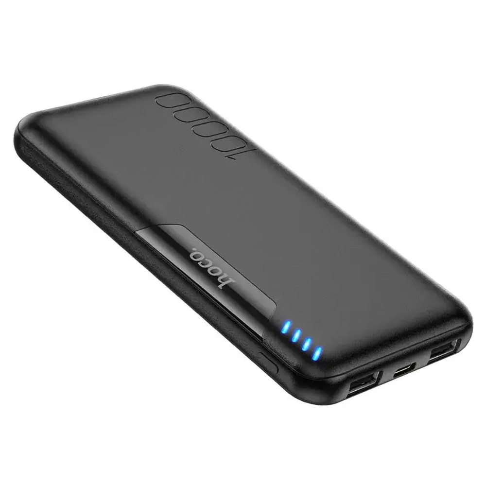 Внешний аккумулятор Hoco J82 Easylink 10000mAh USB/MicroUSB/Type-C/2хUSB (черный)