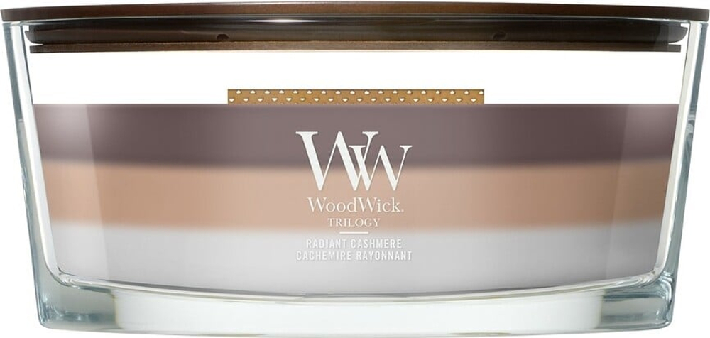 Свеча ароматическая WoodWick Hearthwick Radiant Cashmere