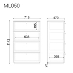 Высокий комод ML050