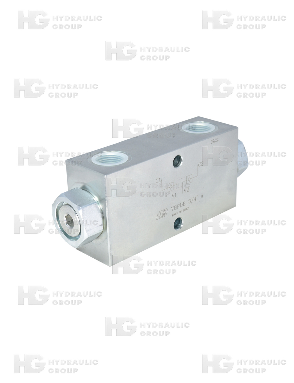 Гидрозамок двусторонний VBPDE 3/4" A