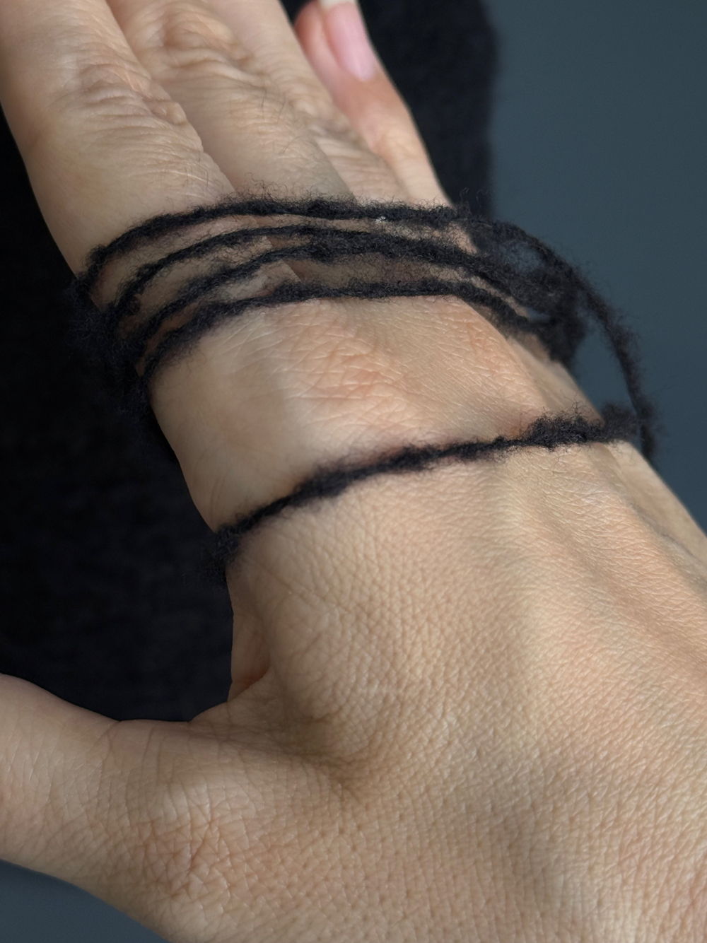 Пряжа Filati Biagioli Modesto DAFFY (65% меринос,28% кашемир, 7% па) 480м/100 м, черный