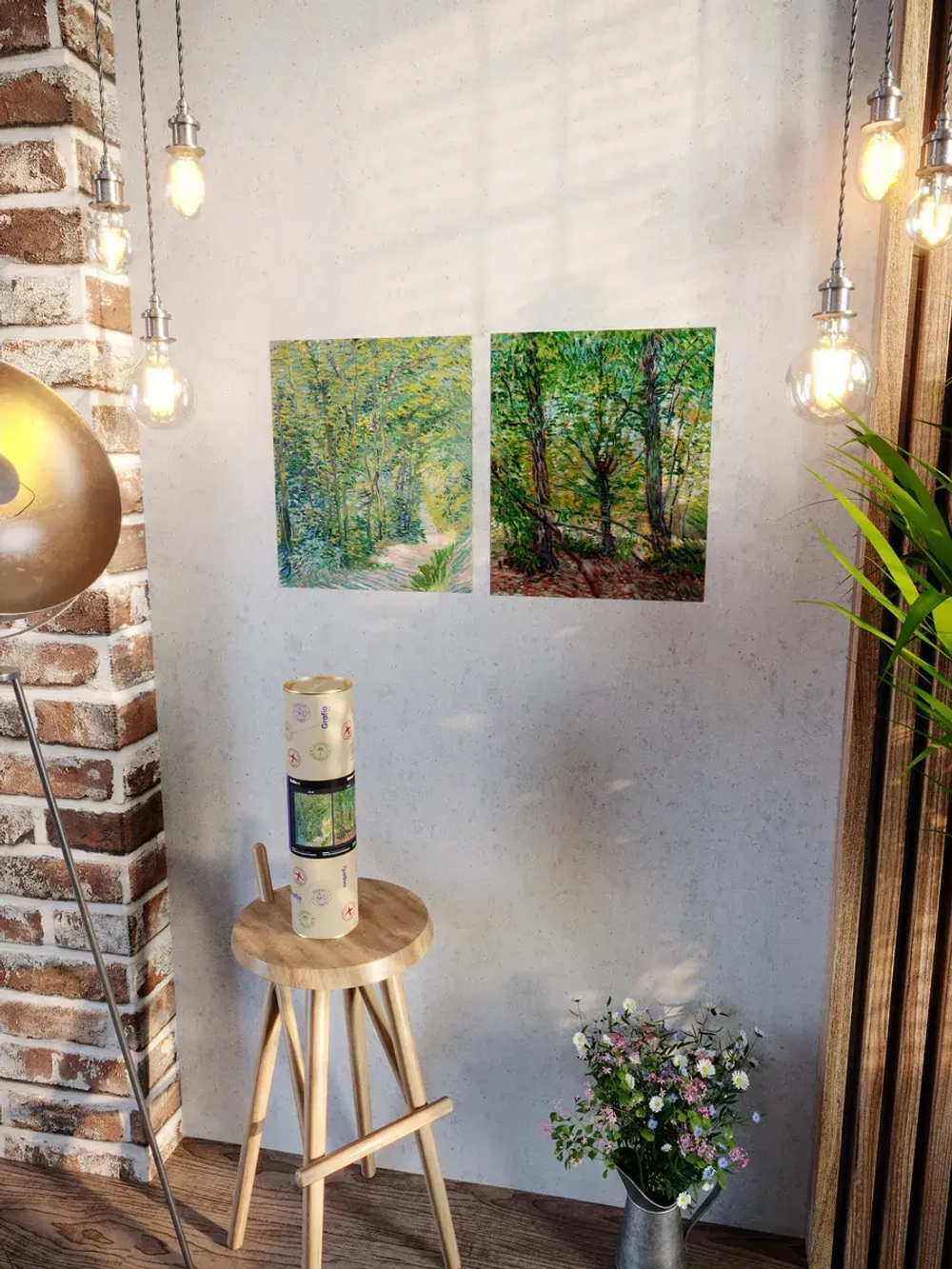 Картины-наклейки на стену для декора интерьерные №46