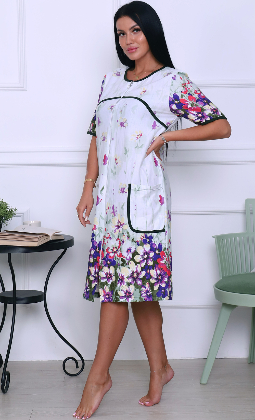 Халат женский Д-2544