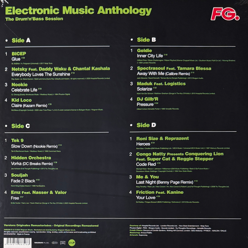 Виниловая пластинка Сборник Electronic Music Anthology - The Drum'n'Bass Session 2LP