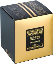 Black Oud golden, свеча Vila Hermanos Oud collection, Ladenac Milano