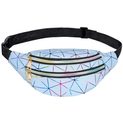 Сумка на пояс «Harizma», цвет голубой, 31*12 см