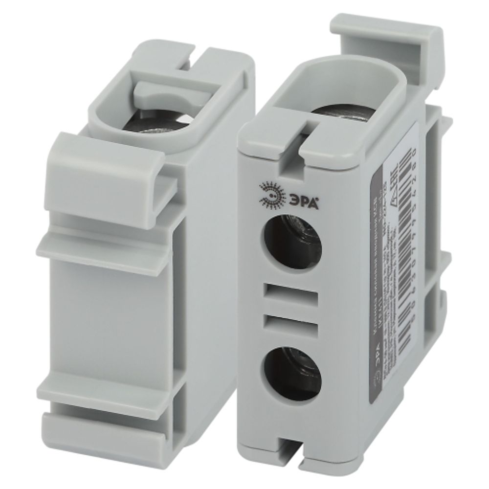 Клемма силовая вводная КСВ ЭРА NO-224-125 (KE61) 6-50 мм2 серая L