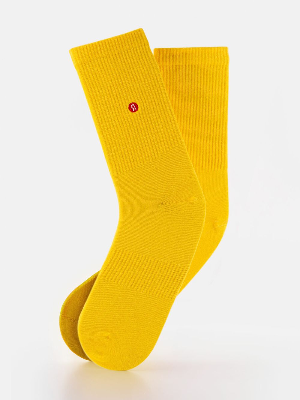 Носки Яндекс высокие «Я» Мультипак красный, желтый,серый