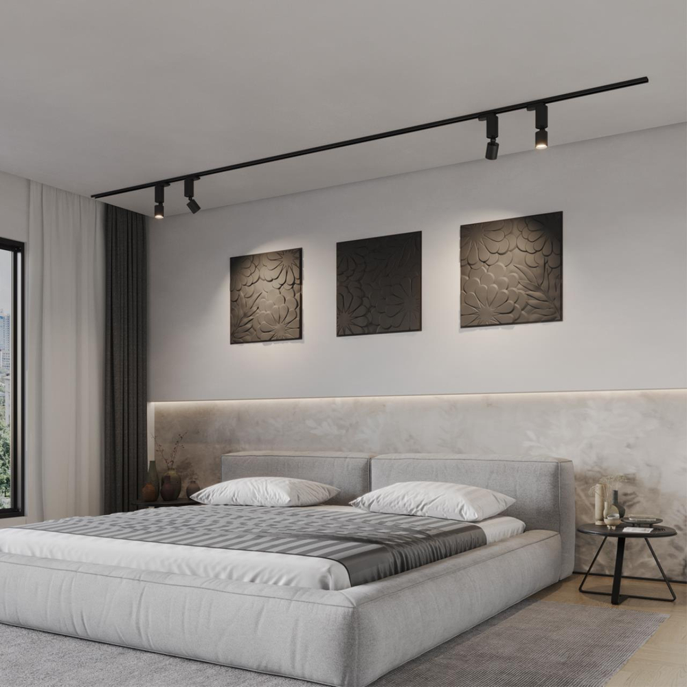 359319 PORT NT24 210 черный Светильник трековый однофазный трехжильный IP20 LED 5W 85-265V 3000K 600Лм TUBO