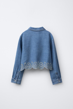 ZARA ДЖИНСОВАЯ РУБАШКА, СИНИЙ