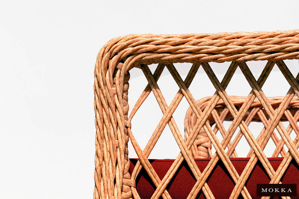 Плетеное стул-кресло MOKKA VILLA ROSA