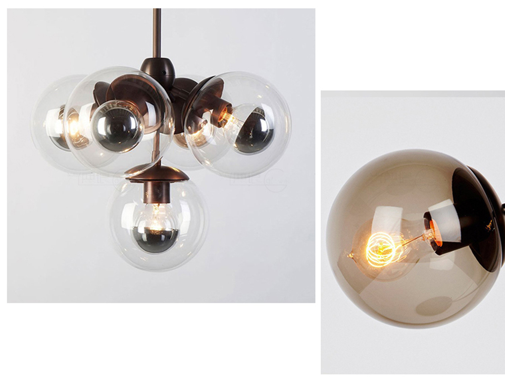 Ceiling design lamp   Modo by Roll & Hill (5 lampshades)