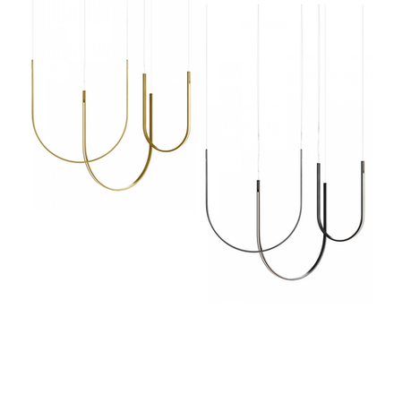Pendant design lamp Nahun Ribbon by Cattelan Italia