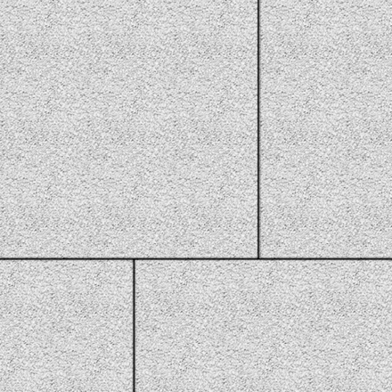 Тротуарная плитка КВАДРАТ 600х600 мм - Гранит Белый